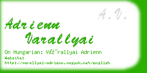 adrienn varallyai business card